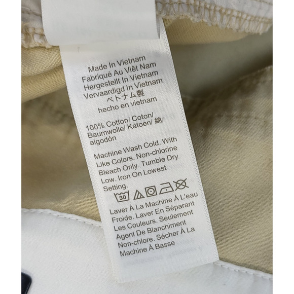 J. Crew Chino Causal Shorts Cotton Pockets Women 10 Beige Classic Preppy - Picture 8 of 11